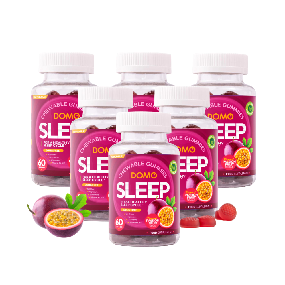 6 bottles of Domo Sleep Gummies